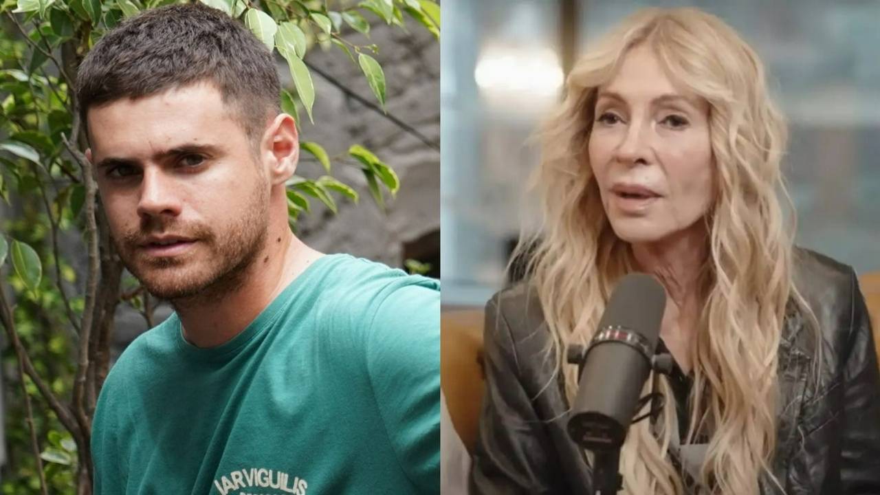 A la izquierda, Gastón Soffritti; a la derecha, Cris Morena.