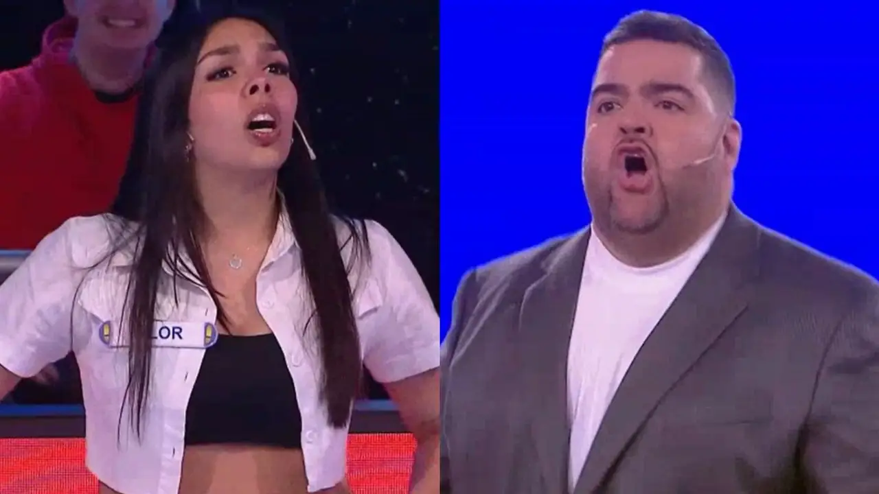 Barassi se calentó con una participante de Ahora Caigo.