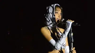 Por qué María Becerra frenó su show en España. Por qué María Becerra frenó su show en España.
