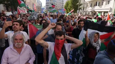 Protestas propalestinas obligaron a suspender la Vuelta Ciclista en España