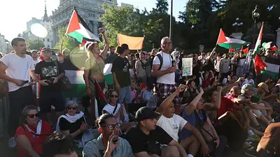 El jefe de la Vuelta condena las "inaceptables" protestas que desbarataron el final de la carrera El jefe de la Vuelta condena las "inaceptables" protestas que desbarataron el final de la carrera