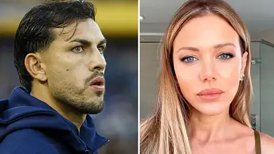 Leandro Paredes y Evangelina Anderson Leandro Paredes y Evangelina Anderson