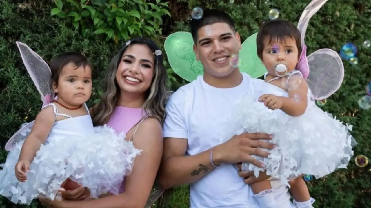 Thiago Medina, Daniela Celis, Aimé y Laia Medina