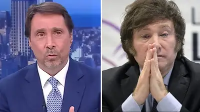Eduardo Feinmann y Javier Milei Eduardo Feinmann y Javier Milei