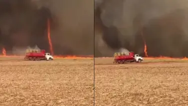 Tornado de fuego: la explicación del impactante fenómeno 
