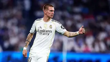 Franco Mastantuono brilló en su primera titularidad con el Real Madrid vs Marsella por Champions League
