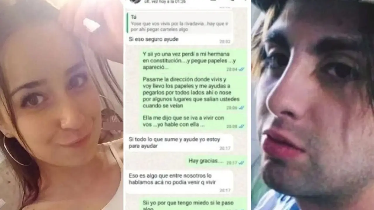 "Aca no se quedaba, yo estoy para ayudar": los estremecedores chats del femicida de Pilar