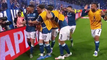 El gol de Maravilla Martínez para Racing en la Copa Libertadores y la marca histórica que alcanzó