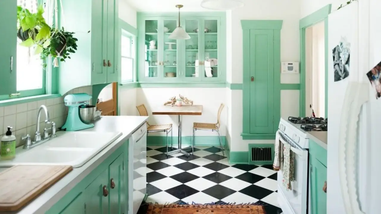 Cómo son las cocina retro.