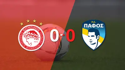 Olympiacos y Pafos igualaron sin goles en el marcador Olympiacos y Pafos igualaron sin goles en el marcador