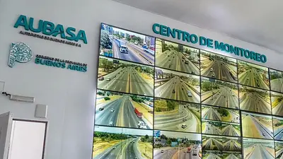 El "Ojo del halcón" que vigila la Autopista Buenos Aires-La Plata El "Ojo del halcón" que vigila la Autopista Buenos Aires-La Plata