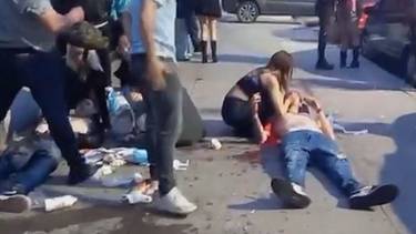 Violento enfrentamiento a la salida de un boliche en Palermo: dos heridos y cinco demorados