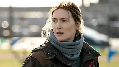 Kate Winslet en escena de serie de HBO Max Kate Winslet en escena de serie de HBO Max