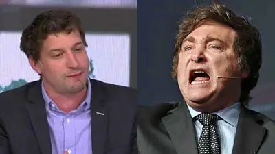 Yamil Santoro. Javier Milei. Yamil Santoro. Javier Milei.