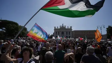 Trabajadores italianos llamaron a huelga general contra Meloni y exigieron el cese de cooperación con Israel