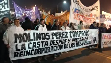 Trabajadores de Molinos Río de la Plata celebran acuerdo para frenar despidos por 18 meses
