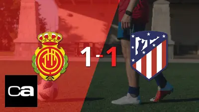 Atlético de Madrid empató 1-1 en su visita a Mallorca Atlético de Madrid empató 1-1 en su visita a Mallorca