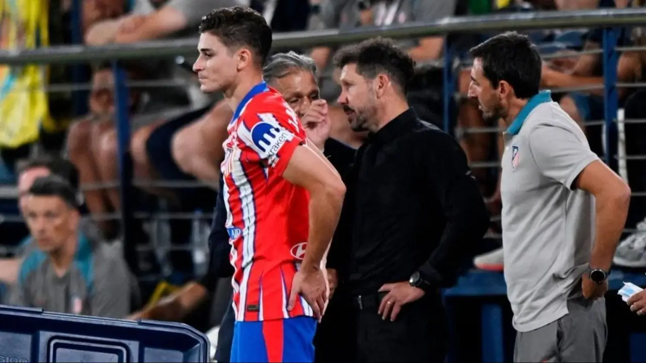 "Siempre a mí": Julián Álvarez se hartó del Cholo Simeone en Atlético Madrid