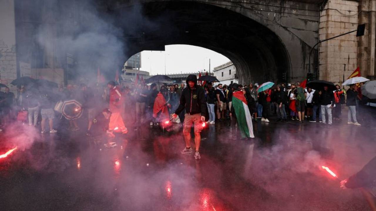 Huelga masiva en Italia contra el genocidio en Gaza: protestaron decenas de miles de personas