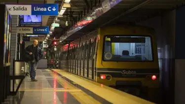 Mapa del subte C de Buenos Aires: estaciones y recorrido de la línea