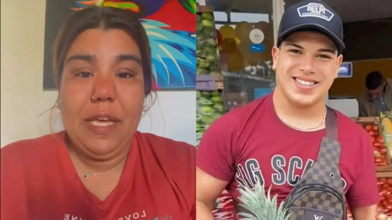 A la izquierda, Camila Medina; a la derecha, Thiago Medina.