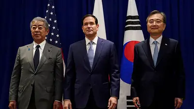 Diplomáticos de EEUU, Corea del Sur y Japón expresan su preocupación por el estrecho de Taiwán Diplomáticos de EEUU, Corea del Sur y Japón expresan su preocupación por el estrecho de Taiwán