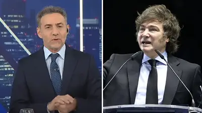 Luis Majul cruzó como nunca a Javier Milei en vivo. Luis Majul cruzó como nunca a Javier Milei en vivo.