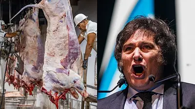 Frigorífico y Javier Milei Frigorífico y Javier Milei