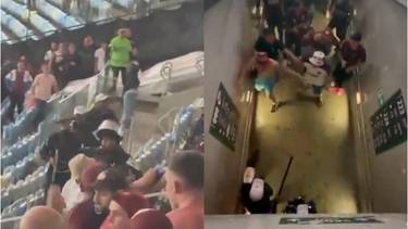 Otra vez en Brasil: represión de la policía a los hinchas de Lanús en el partido ante Fluminense