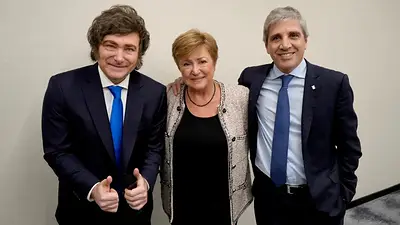 Milei y Caputo se reunieron con Georgieva en Nueva York Milei y Caputo se reunieron con Georgieva en Nueva York