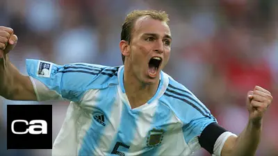 Esteban "Cuchu" Cambiasso, Selección Argentina Esteban "Cuchu" Cambiasso, Selección Argentina