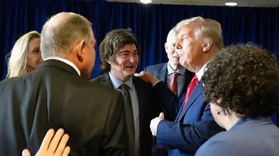 Javier Milei con Donald Trump Javier Milei con Donald Trump