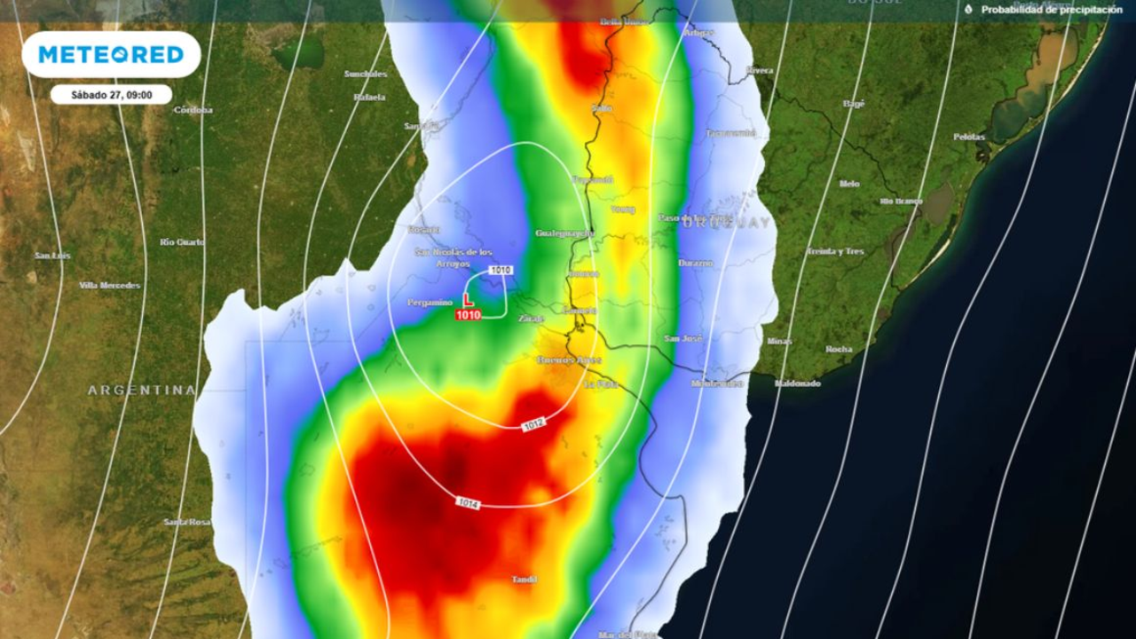 Alerta por ciclogénesis para el fin de semana en Buenos Aires: las tormentas que se vienen