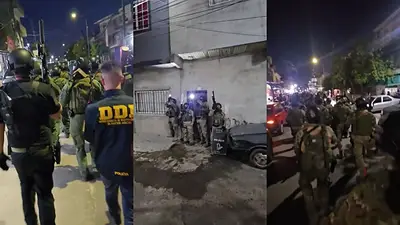 Video: así fue el allanamiento del búnker de "Pequeño J", el narco que ideó el triple femicidio en Florencio Varela Video: así fue el allanamiento del búnker de "Pequeño J", el narco que ideó el triple femicidio en Florencio Varela