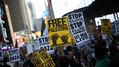 La visita de Netanyahu desata protestas en Nueva York La visita de Netanyahu desata protestas en Nueva York