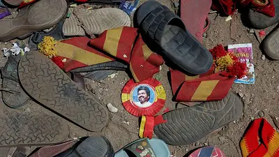 Policía india abre caso contra el partido del actor y político Vijay tras estampida letal Policía india abre caso contra el partido del actor y político Vijay tras estampida letal