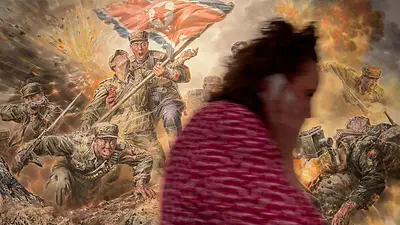 Ya no es un secreto: una exposición rusa celebra la lucha de Rusia y Corea del Norte contra Ucrania Ya no es un secreto: una exposición rusa celebra la lucha de Rusia y Corea del Norte contra Ucrania