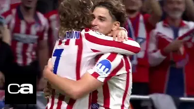 La increíble jugada de Julián Álvarez y la asistencia a Griezmann para el Atlético de Madrid La increíble jugada de Julián Álvarez y la asistencia a Griezmann para el Atlético de Madrid