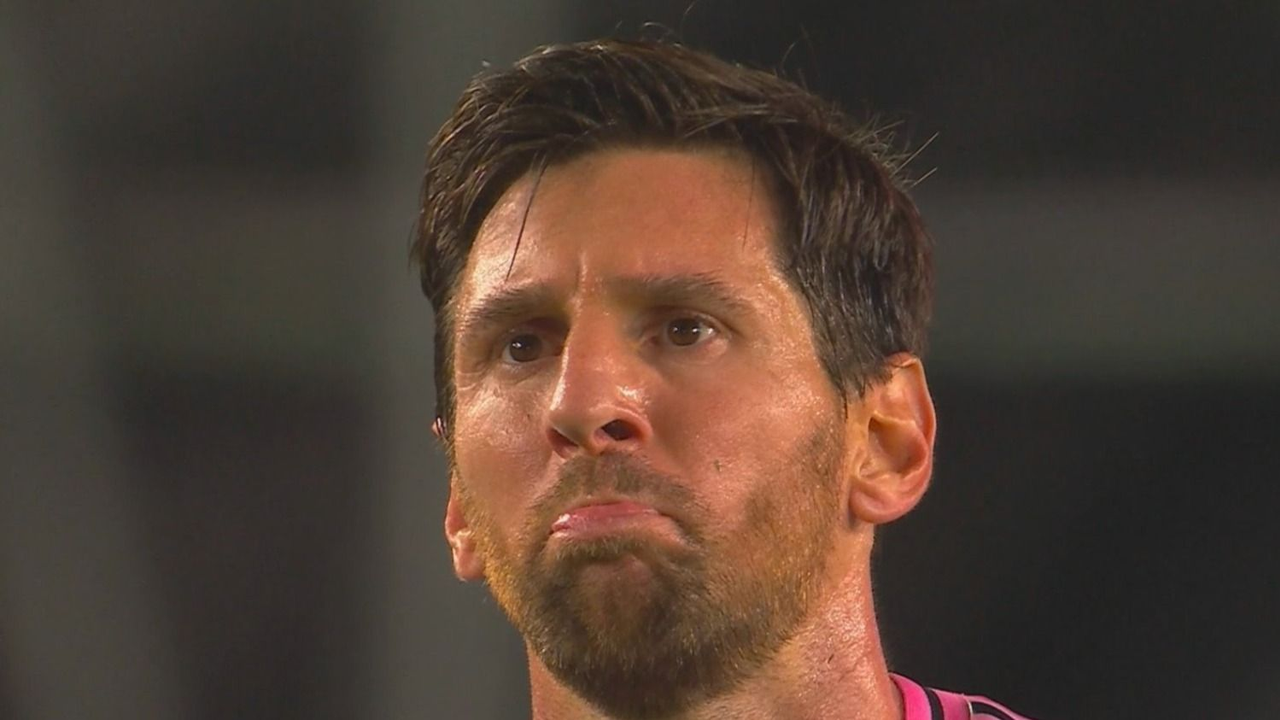 Inter Miami perdió con Chicago Fire, Messi se fastidió y tuvo un gesto irreconocible para él