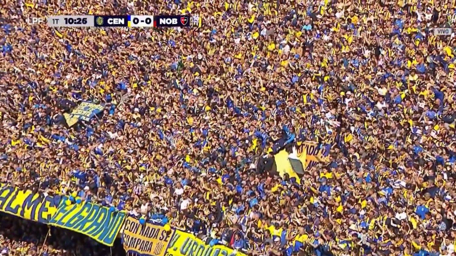 "Fideo, Fideo": la reacción de los hinchas de Rosario Central ante la ovación a Messi