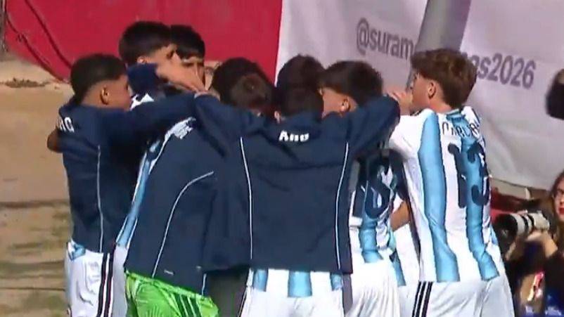 Video: el agónico gol de la Selección Argentina Sub 19 para meterse en la final de los Juegos Suramericanos