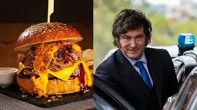 Hamburguesa Javier Milei Hamburguesa Javier Milei