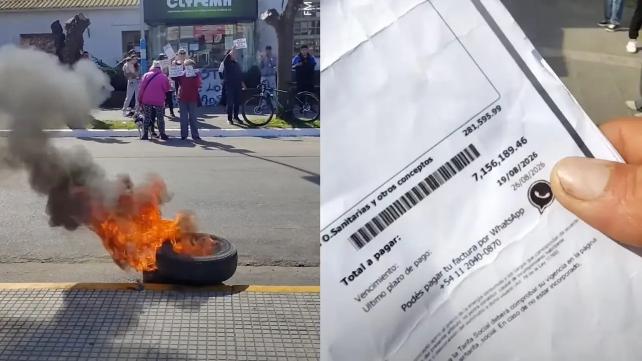 Desperada protesta de vecinos de Mar de Ajó por suba de tarifas: $7 millones a 4 familias