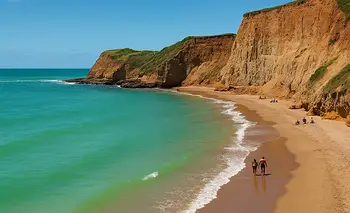 Dónde queda Playa de la Virgen, la playa bonaerense de los acantilados gigantes | Escapadas