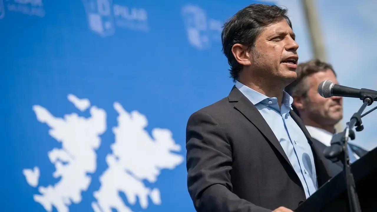 Kicillof cruzó a Milei por sus anuncios sobre Malvinas: "Salió de un libreto"