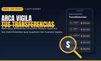 Los límites de ARCA para las transferencias en septiembre  | Arca