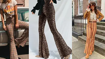 Pantalones de estética setentosa. Pantalones de estética setentosa.