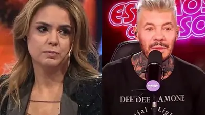 Marina Calabró y Marcelo Tinelli. Marina Calabró y Marcelo Tinelli.