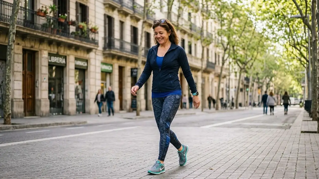 Caminatas a partir de los 50 años.