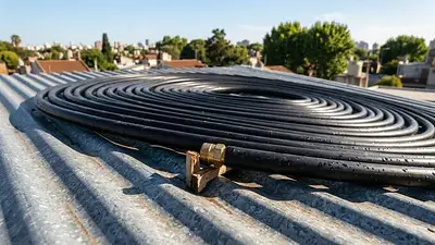 Para qué sirve colocar una manguera negra de plástico en el techo de la casa Para qué sirve colocar una manguera negra de plástico en el techo de la casa